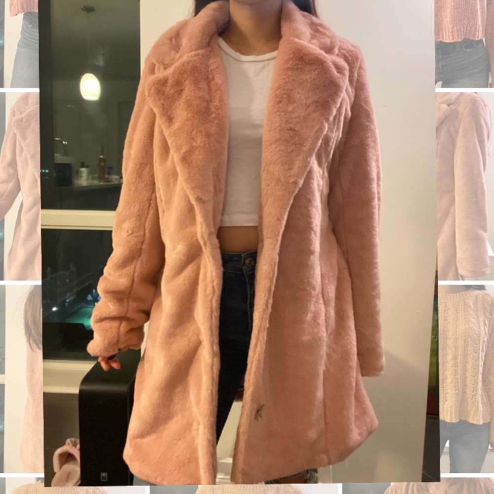 GUESS Faux Fur Coat